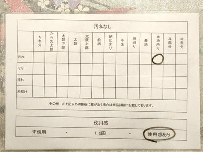 平和屋着物◎佐賀錦 六通柄袋帯 舞蝶文 銀糸 正絹 逸品 AAAW3498dt