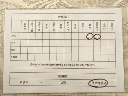 平和屋着物◎六通柄袋帯 葡萄蔦の葉文 銀糸 正絹 逸品 AAAW3500dt