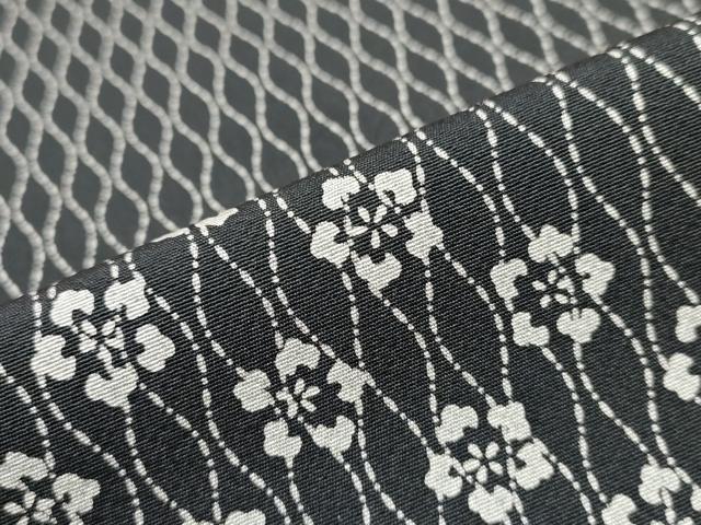 平和屋着物●染師 久保伊知郎 訪問着 江戸小紋 立涌花文 正絹 逸品 AAAW3600nf