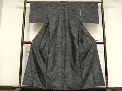 平和屋着物●本場大島紬 蜻蛉 正絹 逸品 AAAW4024np