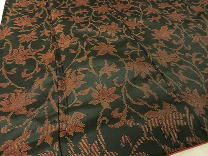 平和屋着物●本場大島紬 花唐草文 正絹 逸品 AAAW4029np