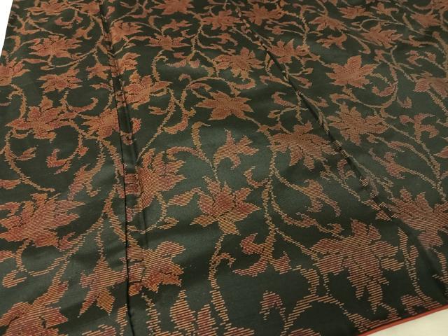 平和屋着物●本場大島紬 花唐草文 正絹 逸品 AAAW4029np