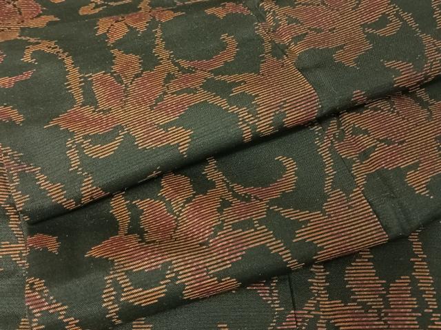 平和屋着物●本場大島紬 花唐草文 正絹 逸品 AAAW4029np