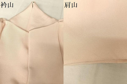 平和屋着物●訪問着 刺繍 双鳥花文 暈し染め 金銀彩 貝紫 さが美扱い 正絹 逸品 AAAW4035np