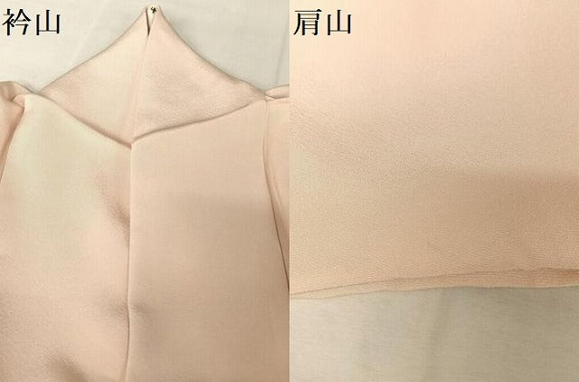 平和屋着物●訪問着 刺繍 双鳥花文 暈し染め 金銀彩 貝紫 さが美扱い 正絹 逸品 AAAW4035np