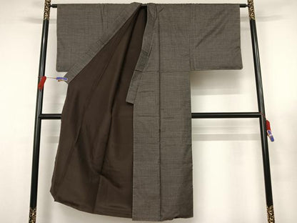 平和屋着物●男性 本場大島紬 アンサンブル 100亀甲 総詰め 正絹 逸品 未使用 AAAW4045np