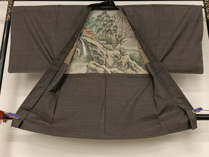 平和屋着物●男性 本場大島紬 アンサンブル 100亀甲 総詰め 正絹 逸品 未使用 AAAW4045np