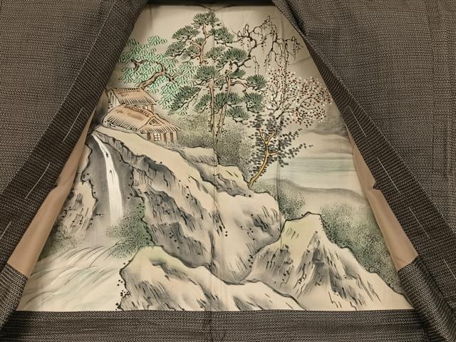 平和屋着物●男性 本場大島紬 アンサンブル 100亀甲 総詰め 正絹 逸品 未使用 AAAW4045np