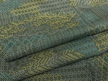 平和屋着物●本場大島紬　一元絣　幾何学文様　正絹　逸品　AAAW4067np