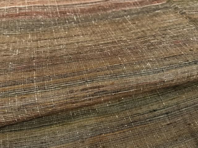 平和屋着物●上質な紬 縞 正絹 逸品 AAAW4090np