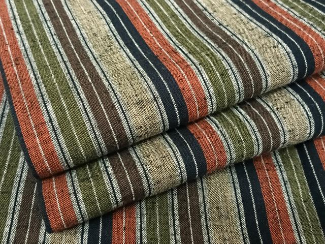 平和屋着物●上質な紬 縞 正絹 逸品 AAAW4094np