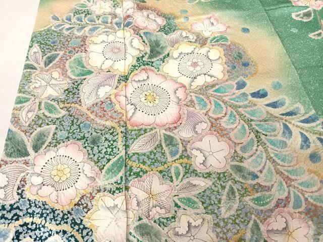 平和屋着物●豪華振袖　辻が花　暈し染め　正絹　逸品　AAAW4098np