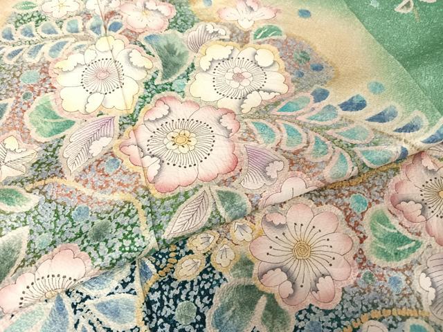 平和屋着物●豪華振袖　辻が花　暈し染め　正絹　逸品　AAAW4098np