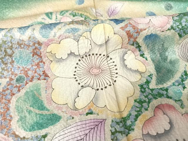 平和屋着物●豪華振袖　辻が花　暈し染め　正絹　逸品　AAAW4098np