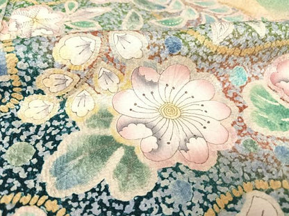 平和屋着物●豪華振袖　辻が花　暈し染め　正絹　逸品　AAAW4098np