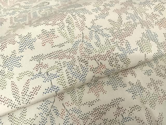 平和屋着物●上質な紬 風景花文 正絹 逸品 AAAW4101np