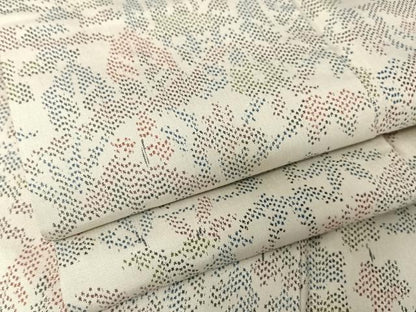 平和屋着物●上質な紬 風景花文 正絹 逸品 AAAW4101np