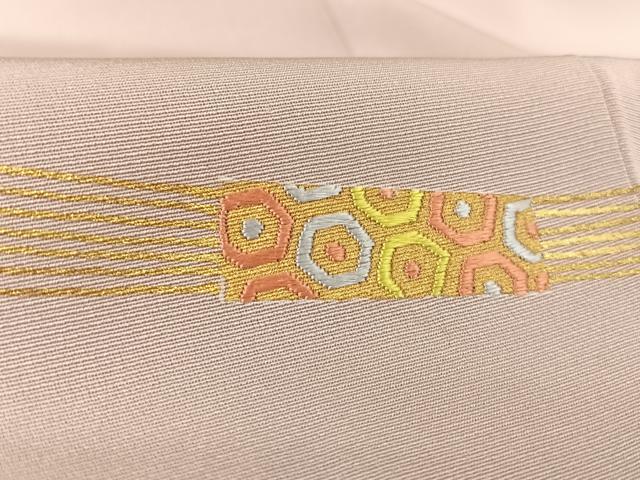 平和屋着物●訪問着 刺繍 藁束 金糸 正絹 逸品 AAAW4112np