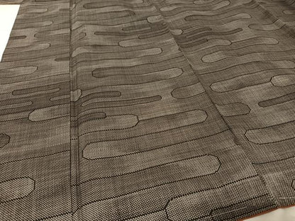 平和屋着物●本場大島紬 7マルキ 霞文 正絹 逸品 未使用 AAAW4146np
