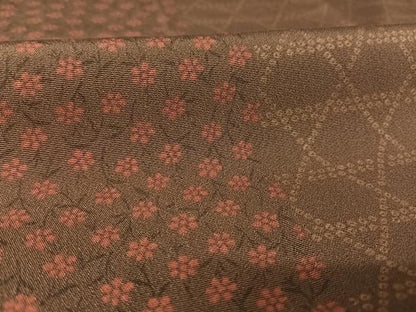 平和屋着物●上質な小紋 小花 網目 正絹 逸品 AAAW4161np