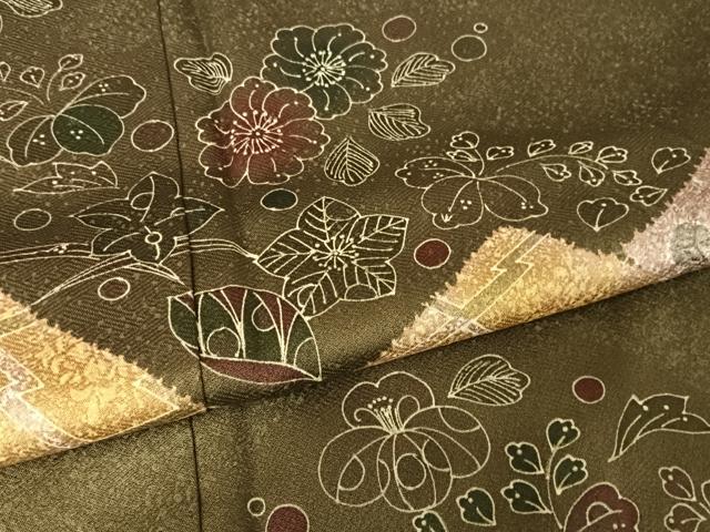 平和屋着物●訪問着 絞り 辻が花 正絹 逸品 AAAW4193np