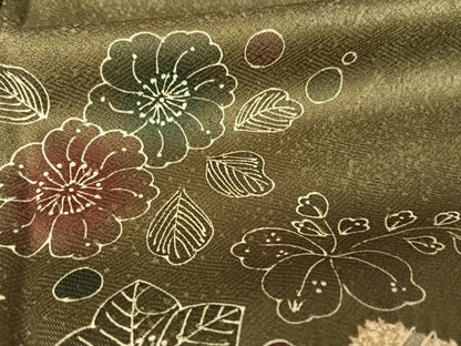 平和屋着物●訪問着 絞り 辻が花 正絹 逸品 AAAW4193np