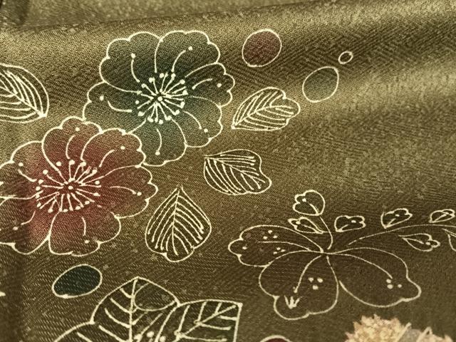 平和屋着物●訪問着 絞り 辻が花 正絹 逸品 AAAW4193np