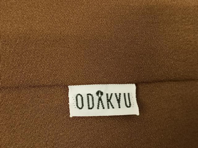 平和屋着物●本場大島紬 刺し子 琉球絣文様 黒地 小田急百貨店扱い 正絹 逸品 AAAW4197np