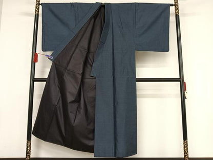 平和屋着物●男性 本場大島紬 アンサンブル 亀甲絣 正絹 逸品 AAAW4204np