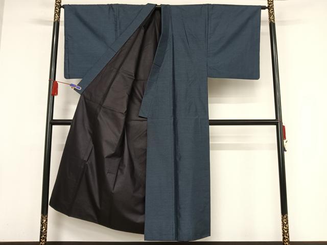 平和屋着物●男性 本場大島紬 アンサンブル 亀甲絣 正絹 逸品 AAAW4204np