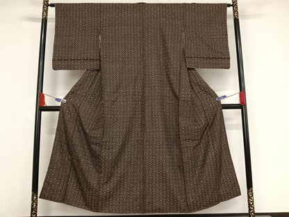 平和屋着物●本場大島紬 アンティーク大島 正絹 逸品 AAAW4213np