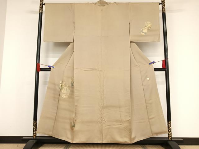 平和屋着物●金彩友禅 卓越技能者・名工・和田光正 訪問着 仕覆文 暈し染め 金彩 正絹 逸品 AAAW4295np