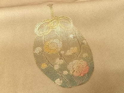 平和屋着物●金彩友禅 卓越技能者・名工・和田光正 訪問着 仕覆文 暈し染め 金彩 正絹 逸品 AAAW4295np