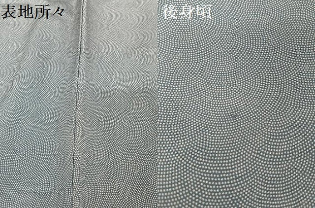 平和屋着物●江戸小紋　鮫小紋柄　正絹　逸品　AAAW4353np
