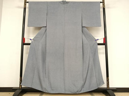 平和屋着物●江戸小紋　鮫小紋柄　正絹　逸品　AAAW4353np