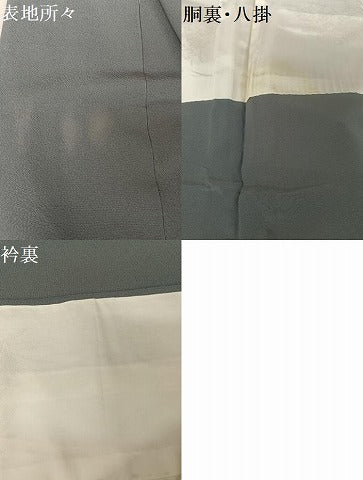 平和屋着物●本加賀友禅作家 由水煌人 訪問着 カラスウリ 正絹 逸品 AAAW4369np