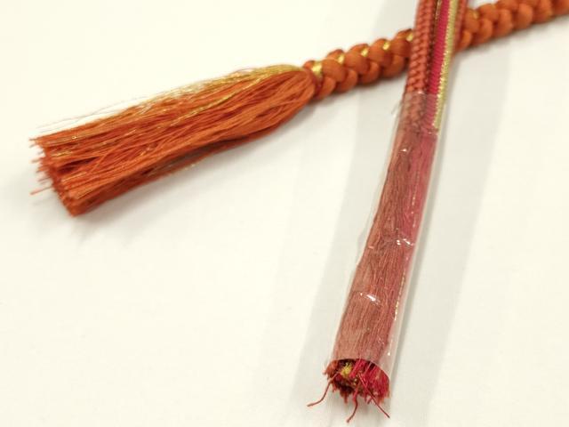 平和屋着物●和装小物 振袖用帯締め 装飾 パール ラインストーン 金糸 逸品 未使用 AAAW4495ay