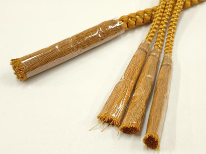 平和屋着物●和装小物　振袖用帯締め　装飾　パール　ラインストーン　金糸　逸品　未使用　AAAW4496ay