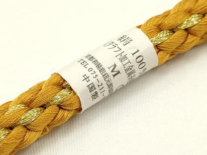 平和屋着物●和装小物　振袖用帯締め　装飾　パール　ラインストーン　金糸　撚り房　逸品　未使用　AAAW4499ay