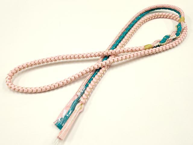 平和屋着物●和装小物 振袖用帯締め2本セット 装飾 ラインストーン パール ビーズ 金糸 逸品 未使用 AAAW4503ay