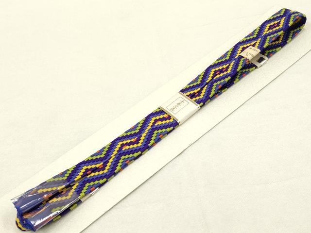 平和屋着物●和装小物　上質な帯締め　手巻工芸 英作　平組　逸品　未使用　AAAW4528ay