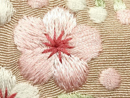 平和屋着物●和装小物 和装バッグ 信玄袋 籠 刺繍 花柄 竹 バンブー 逸品 AAAW4537ay