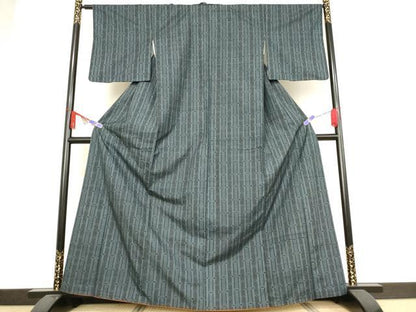 平和屋着物●上質な紬 竹間道 正絹 逸品 AAAW5225br