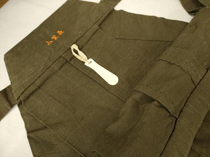 平和屋着物●男性 馬乗り袴 紬地 色無地 媚茶色 正絹 逸品 AAAW5243br