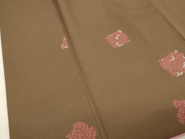 平和屋着物●上質な小紋 南天 萩 正絹 逸品 AAAW5261br