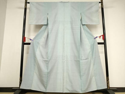 平和屋着物●紅花紬 米沢 霞文 暈し染め 正絹 逸品 未使用 AAAW5264br