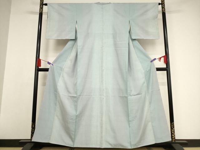 平和屋着物●紅花紬 米沢 霞文 暈し染め 正絹 逸品 未使用 AAAW5264br