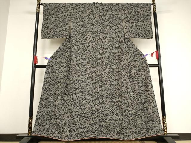 平和屋着物●江戸小紋 笠松風景文 正絹 逸品 AAAW5265br