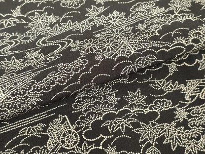平和屋着物●江戸小紋 笠松風景文 正絹 逸品 AAAW5265br