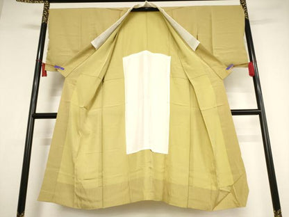 平和屋着物●長襦袢 無双仕立て 縞 正絹 逸品 AAAW5276br